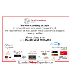 Spanish Wine Educator Certificate